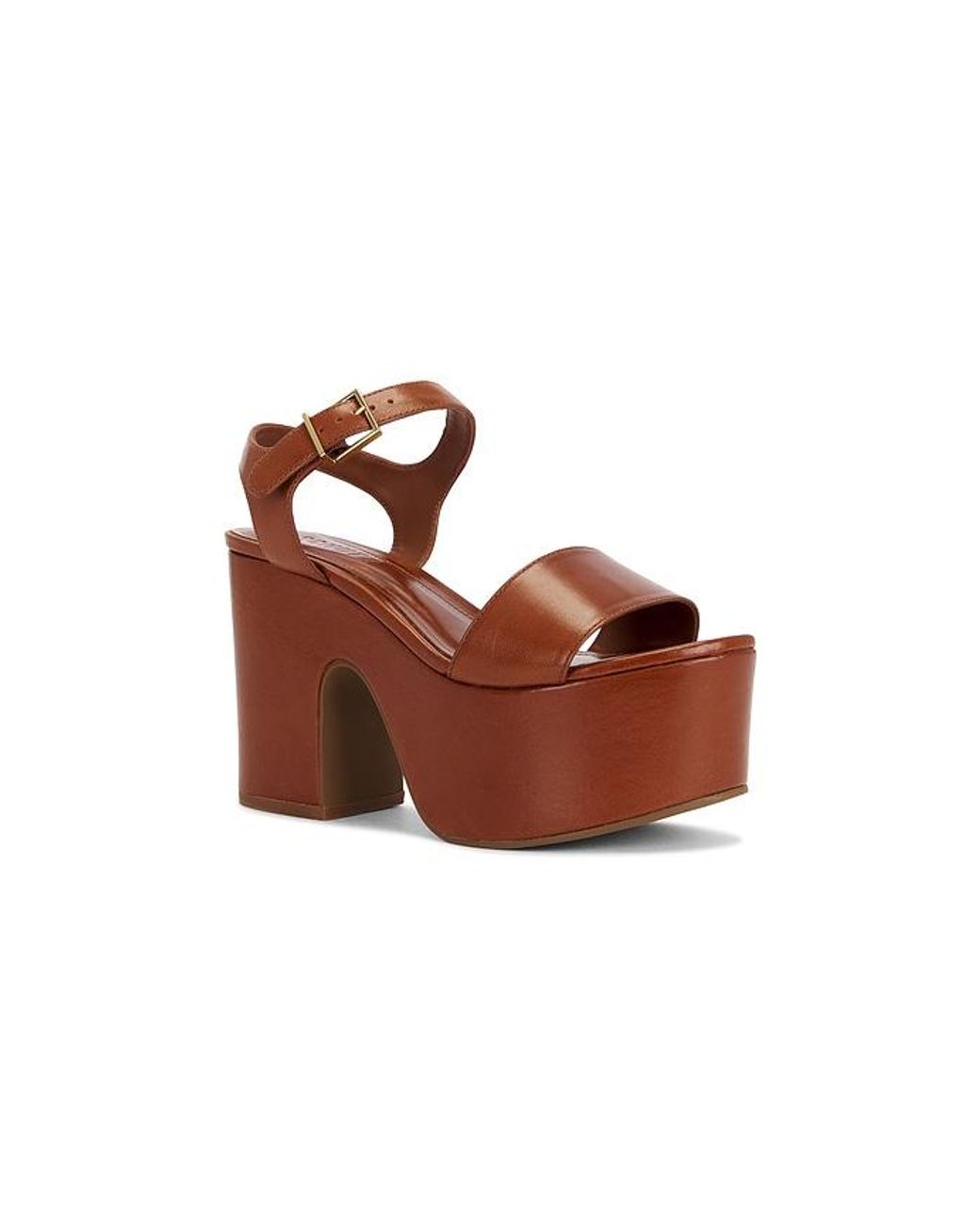 SCHUTZ SHOES Brown Tuke Platform Sandal