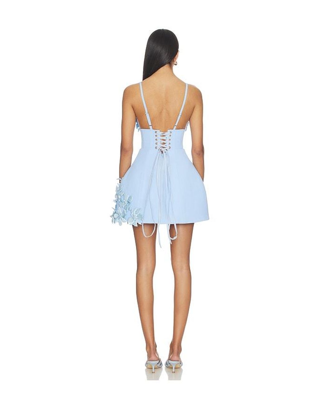 Bronx and Banco Blue Emma3D Floral Mini Dress