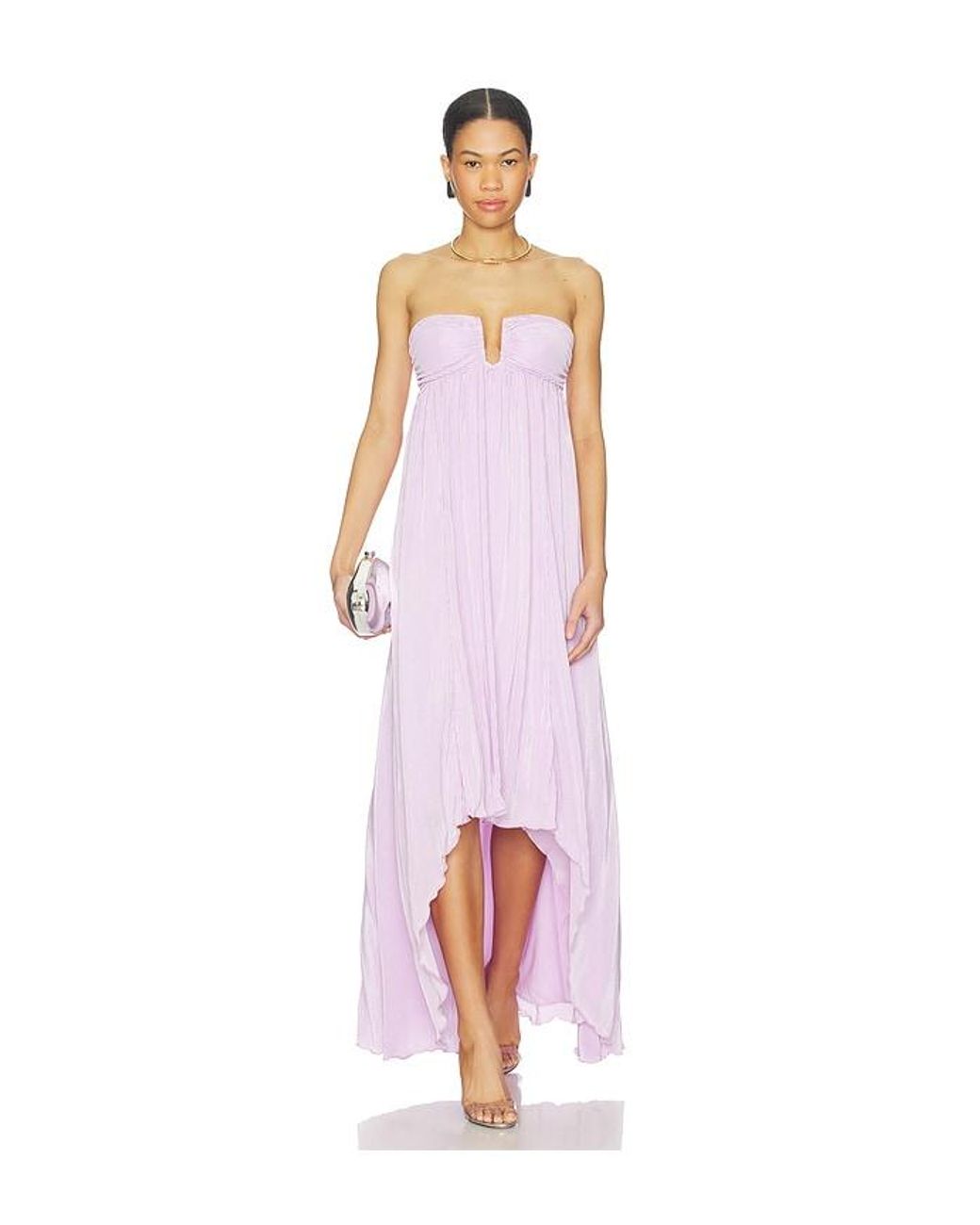 Lovers + Friends White Amelie Gown