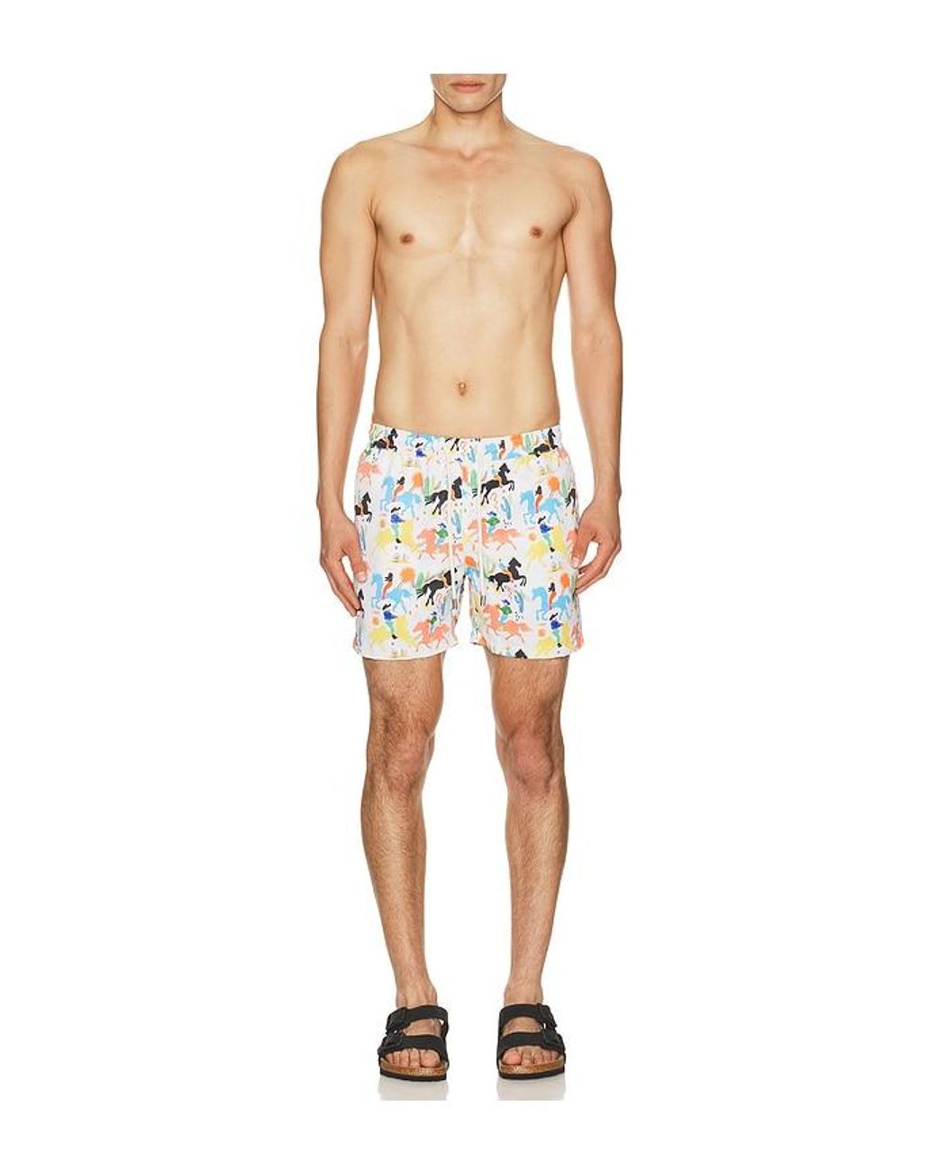ARRELS Barcelona Multicolor Cowboy X Simmon Said Classic Swim Shorts for men