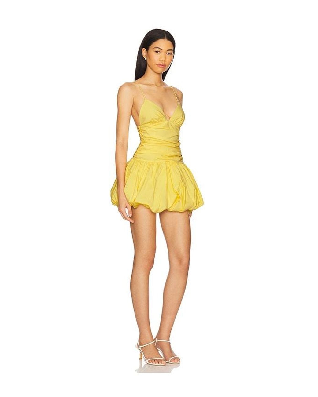 knee length dresses for ladies Carlita Mini Dress | Yellow | Womens main image 0