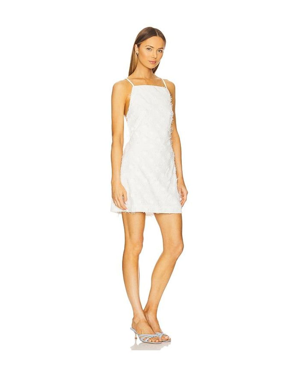 MSGM White 3D Dress