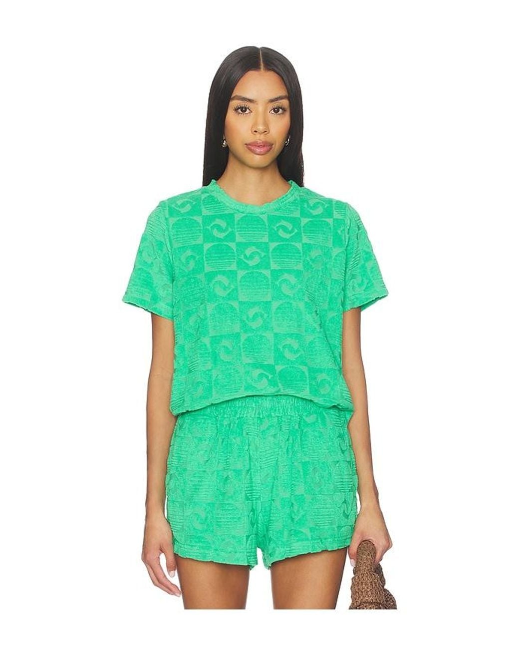Araminta James Green Cruise Dolphin Terry Top
