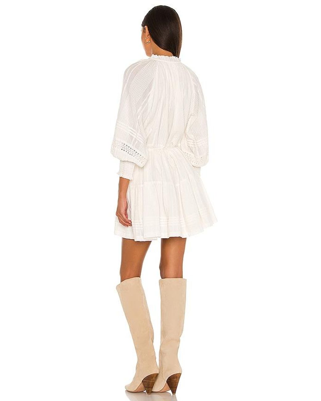 Cleobella White Meadow Mini Dress
