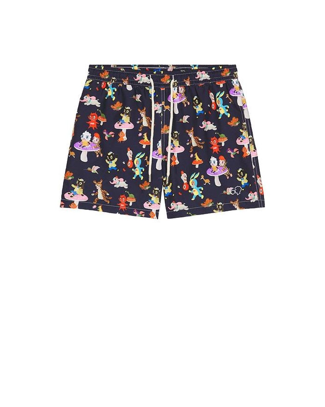 ARRELS Barcelona Black Catch The Wind X Gary Baseman Exclusive Swim Shorts for men