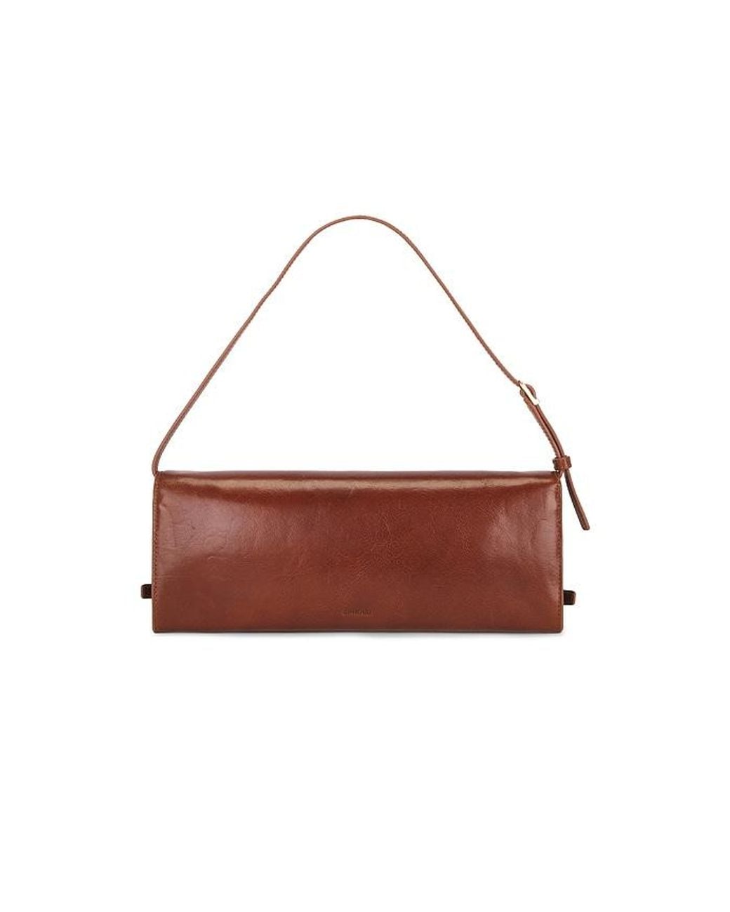 Jonathan Simkhai White River East West Vachetta Leather Clutch