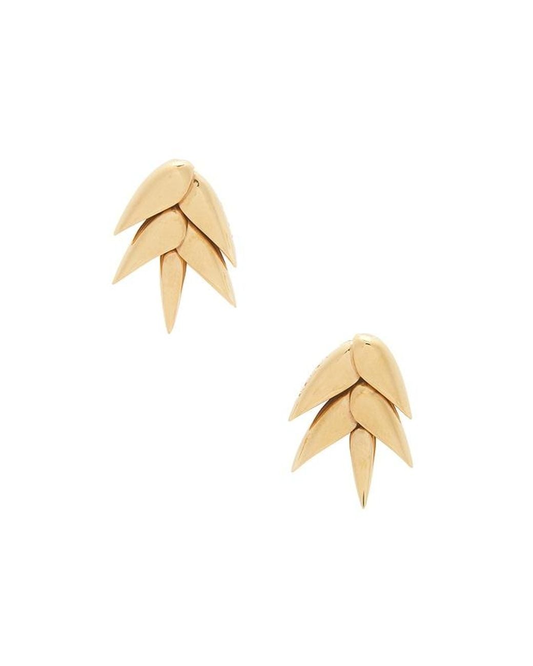 Bevza Metallic Xs Spikelet Earrings