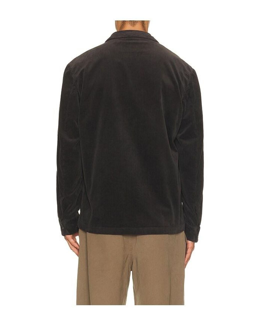 Barena Black Overshirt Cedrone Cortivo for men
