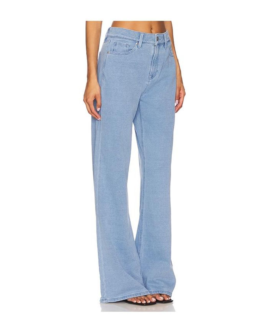 GOOD AMERICAN Blue Jeanius Good Ease Sweatpants