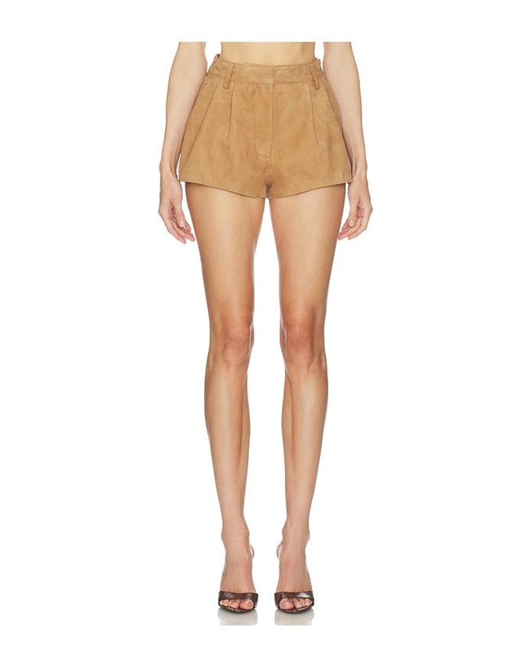 retroféte Natural Reyes Suede Short
