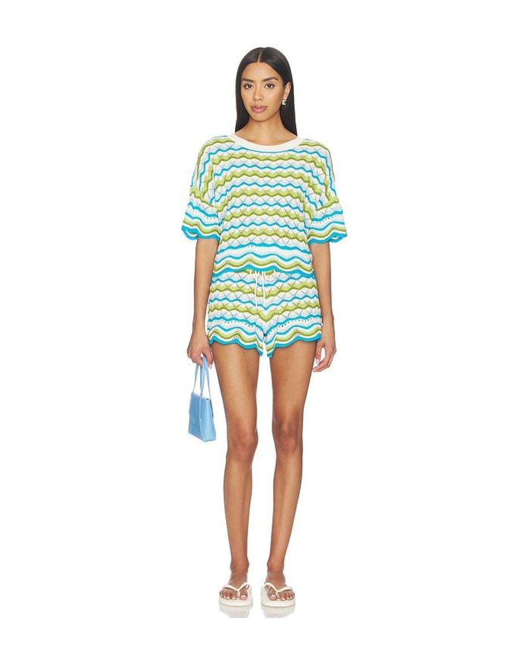 LSPACE Blue Sunchaser Short