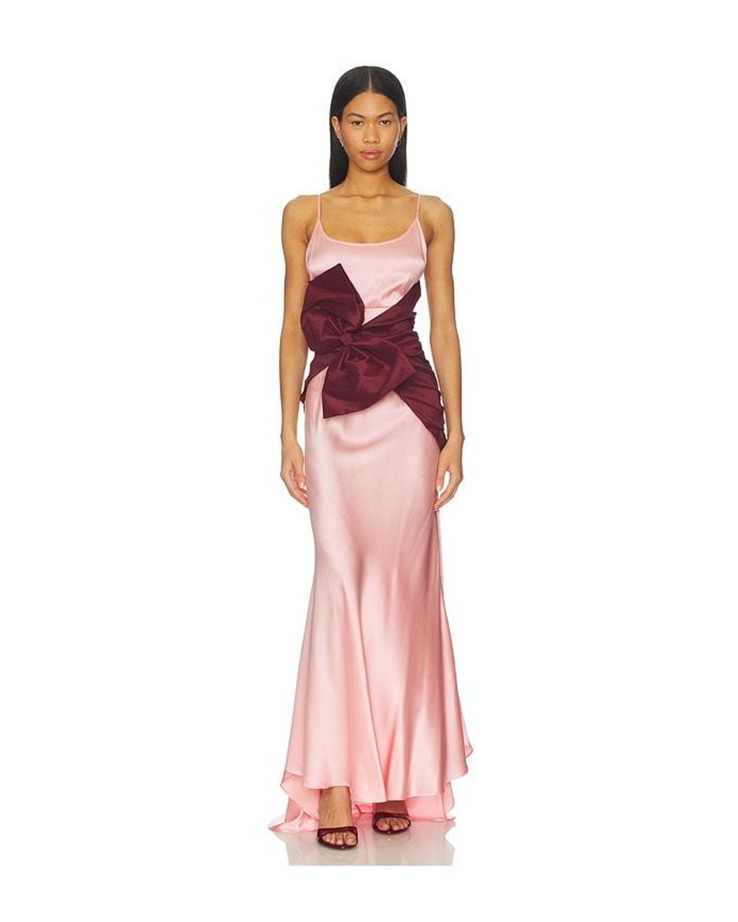 For Love & Lemons Red Leonora Gown