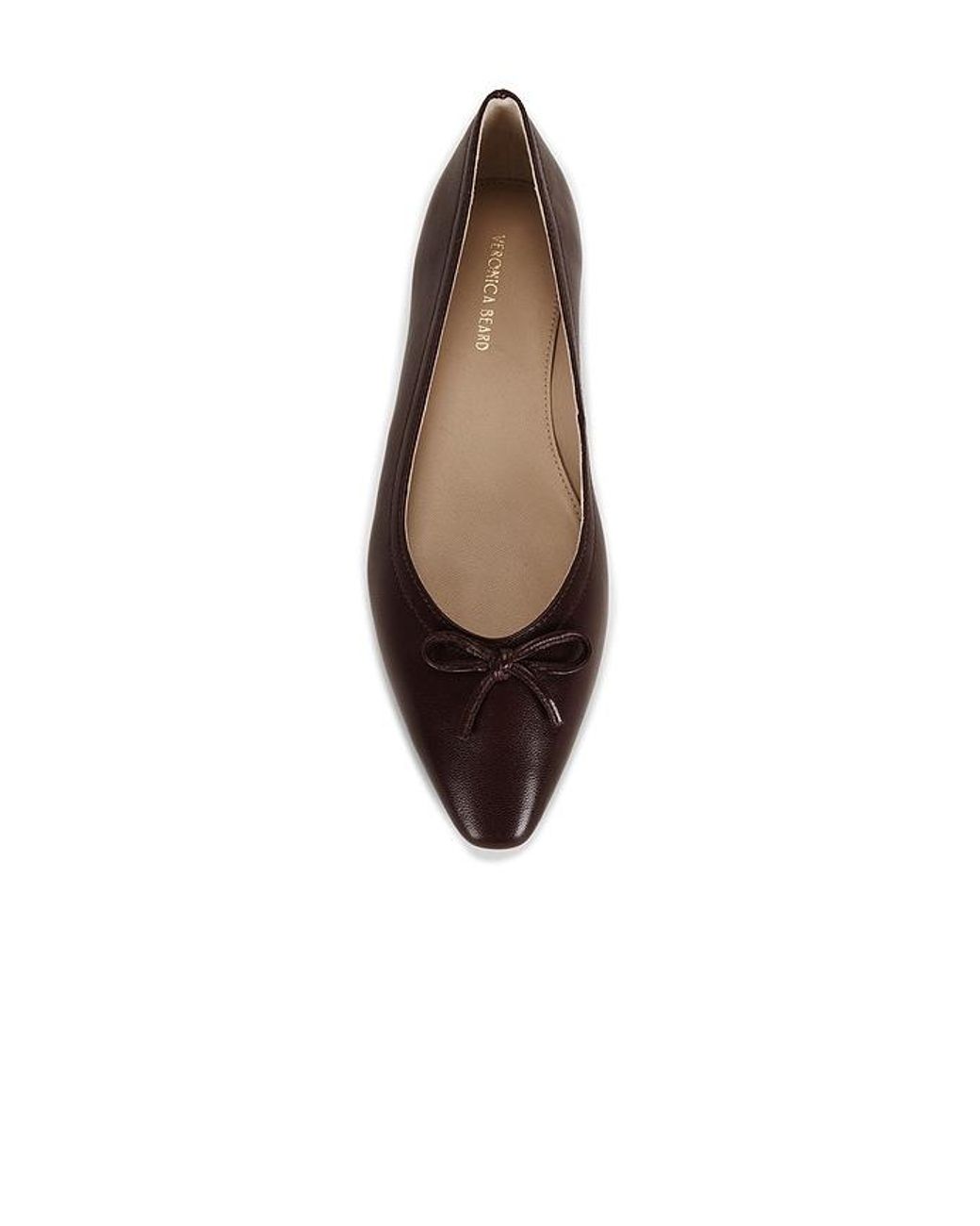 Veronica Beard White Cailey Flat