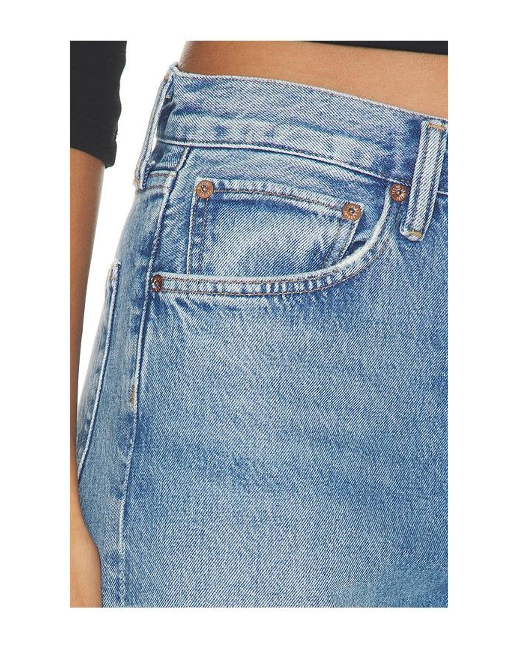 Agolde Blue Vintage Loose Petite Jean