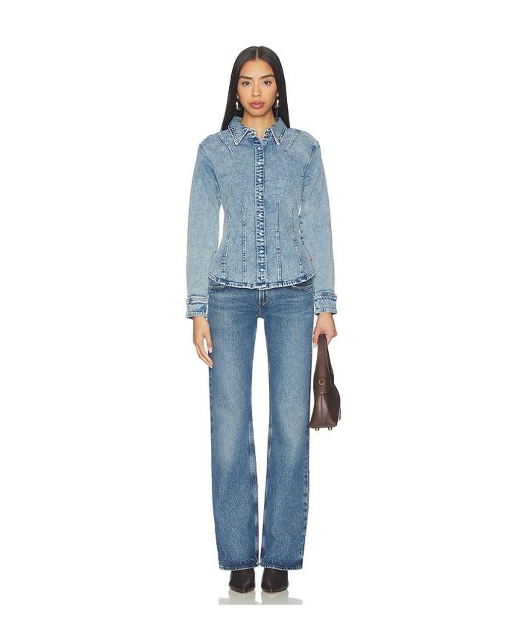 Levi's Blue Long Sleeve Shaped Shirt