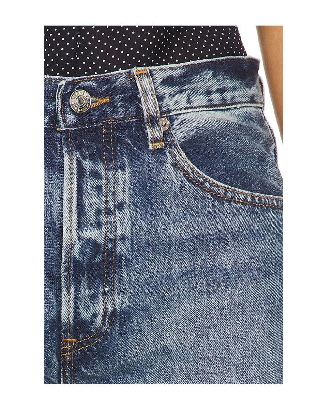 FRAME Blue The Vertical Jeans