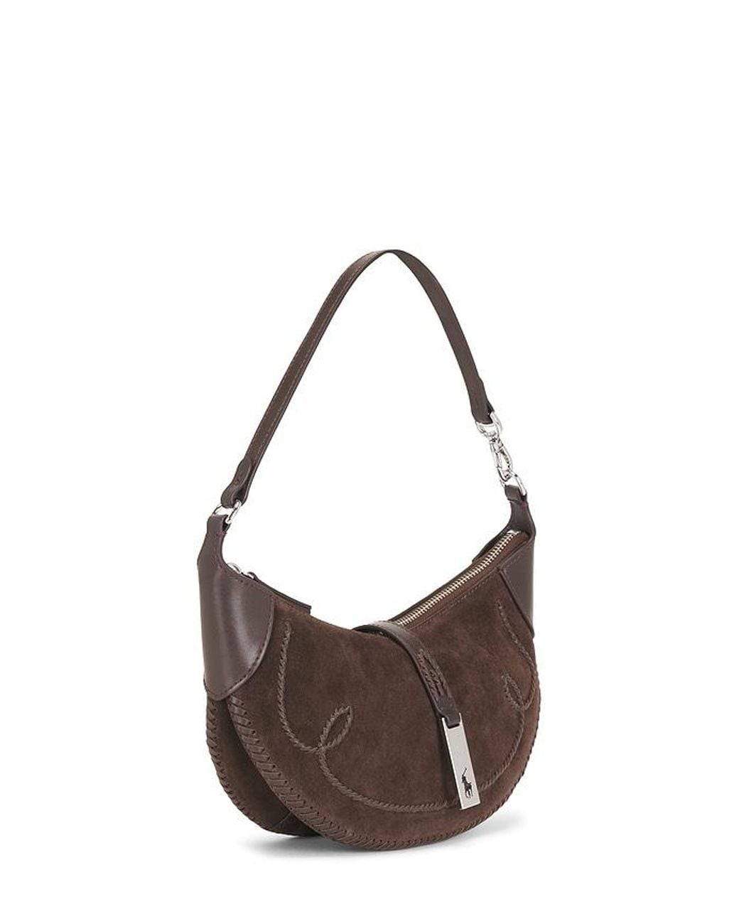 Polo Ralph Lauren Multicolor Suede Leather Shoulder Bag