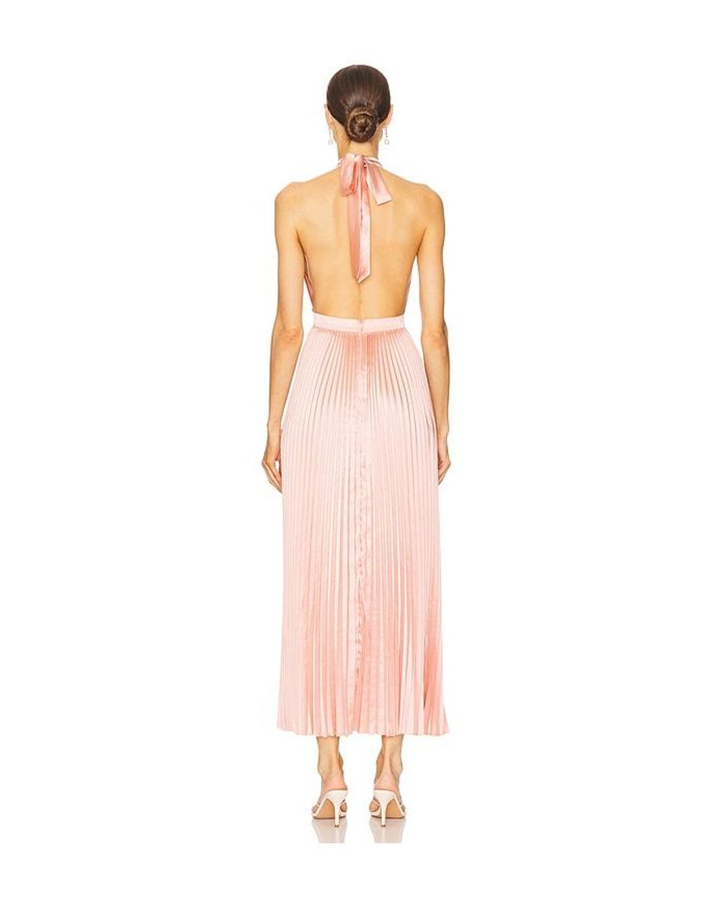 L'idée Pink Renaissance Split Gown