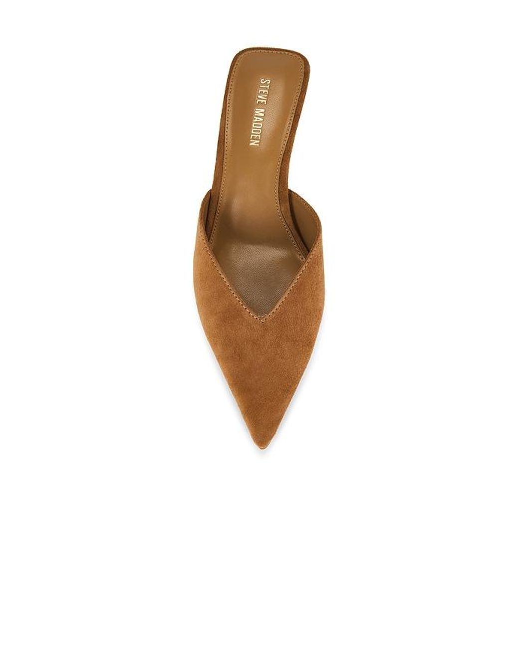 Steve Madden White Mod Mule Pump