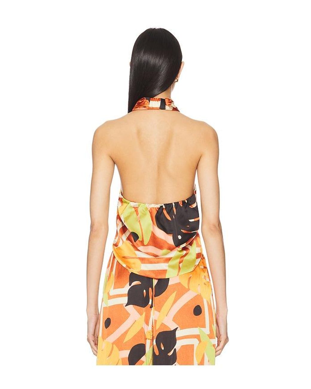 Seven Wonders Orange Sachi Top