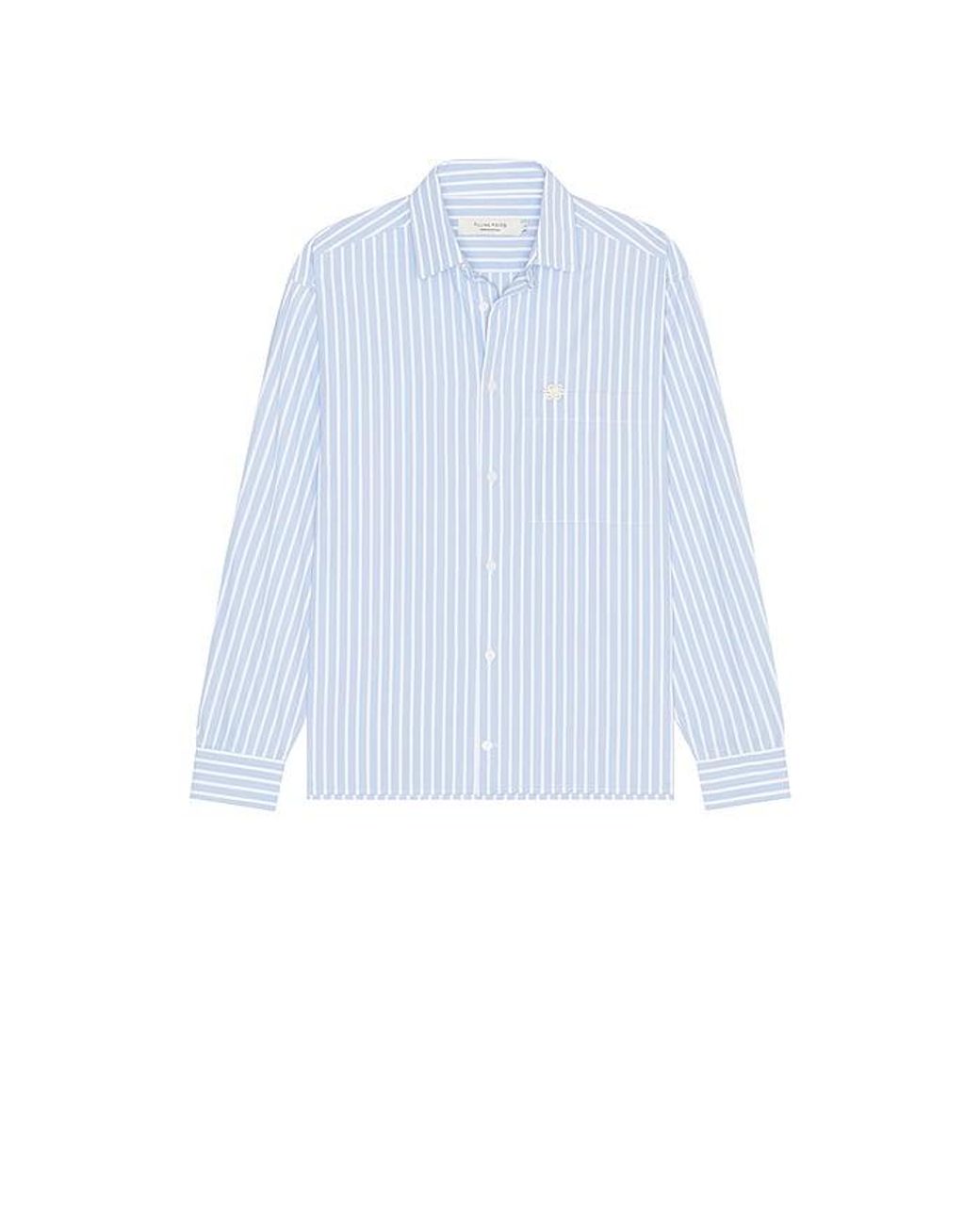 Filling Pieces White Striped Dress Shirt for men