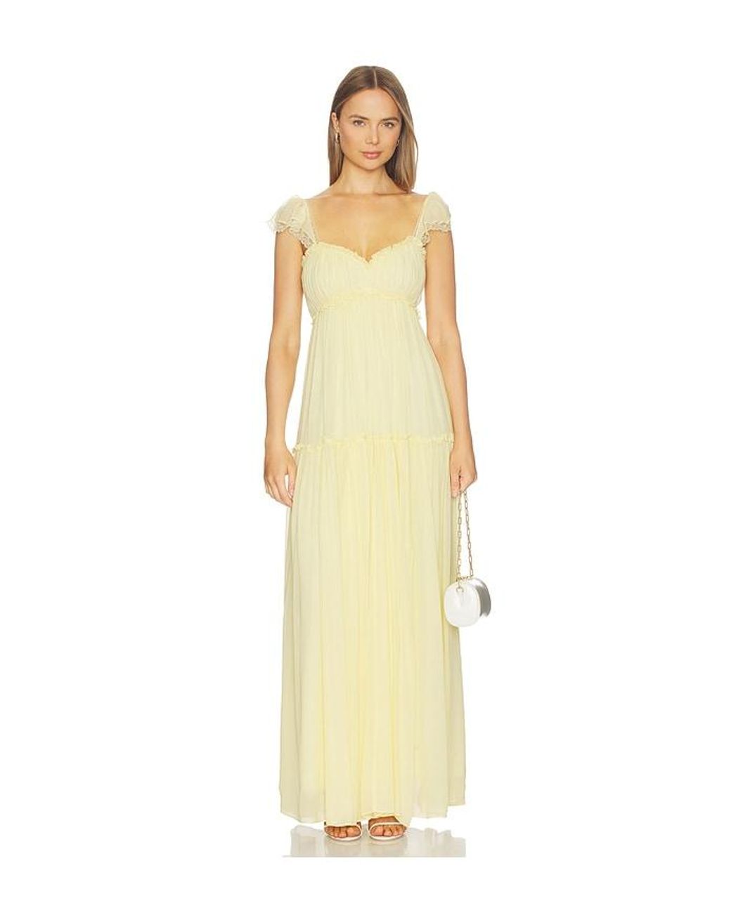 LoveShackFancy Metallic Bourge Dress
