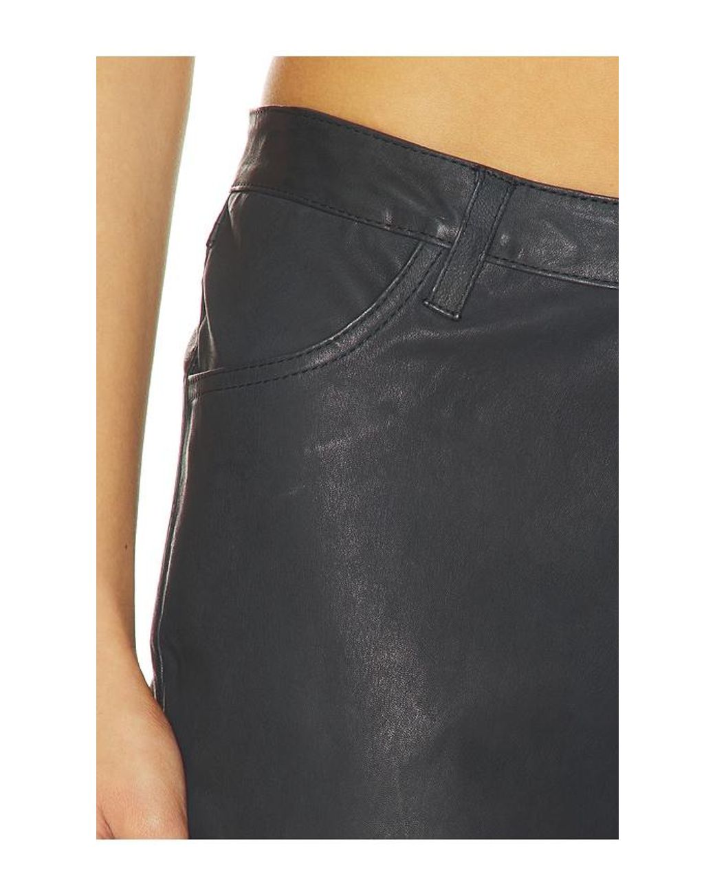 Herskind Blue Mathew Leather Pants