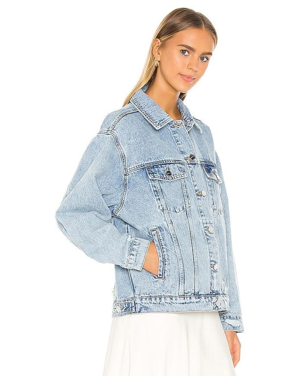 Anine Bing Blue Rory Denim Jacket