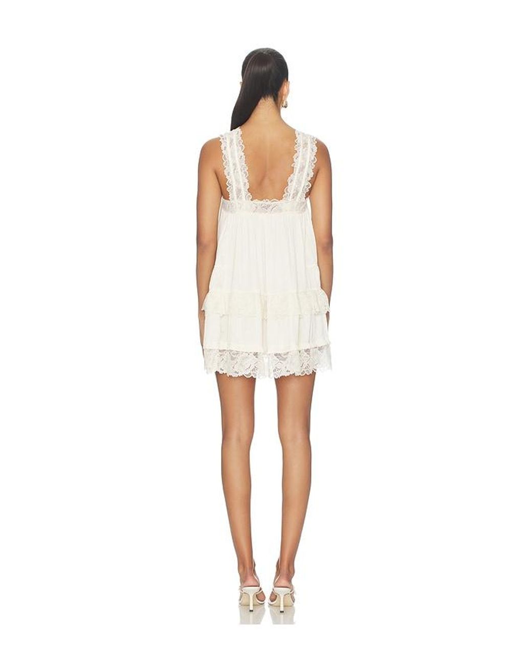 Free People White X Intimately Fp Forever Yours Dress