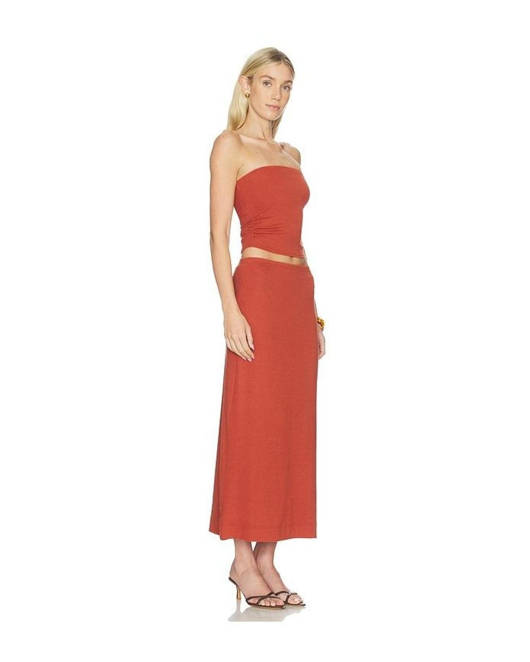 Free People Red X Free-Est Good Feels Tube Set