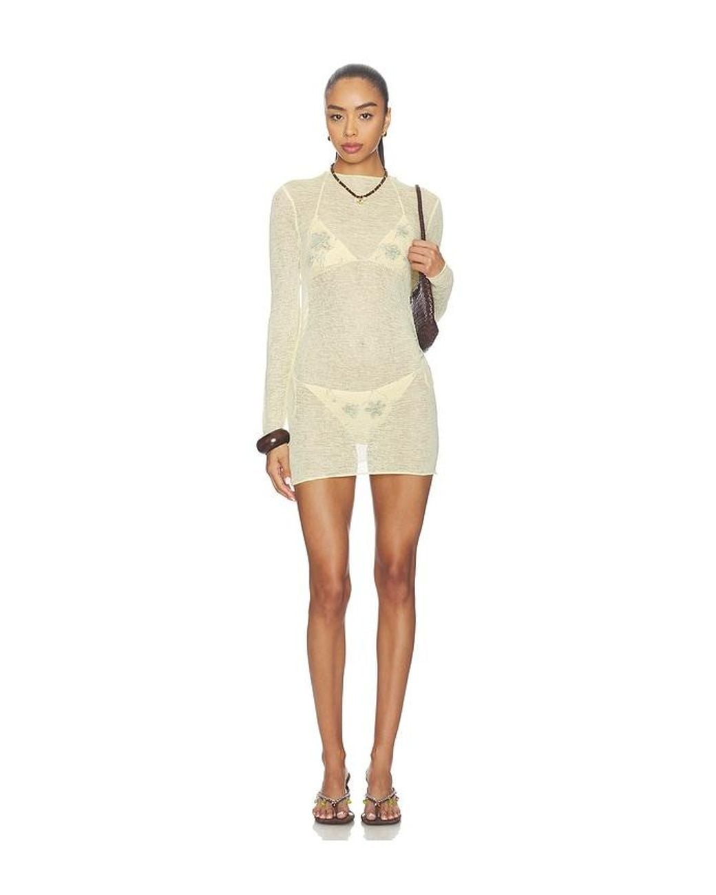 Lioness Natural Oasis Mini Dress