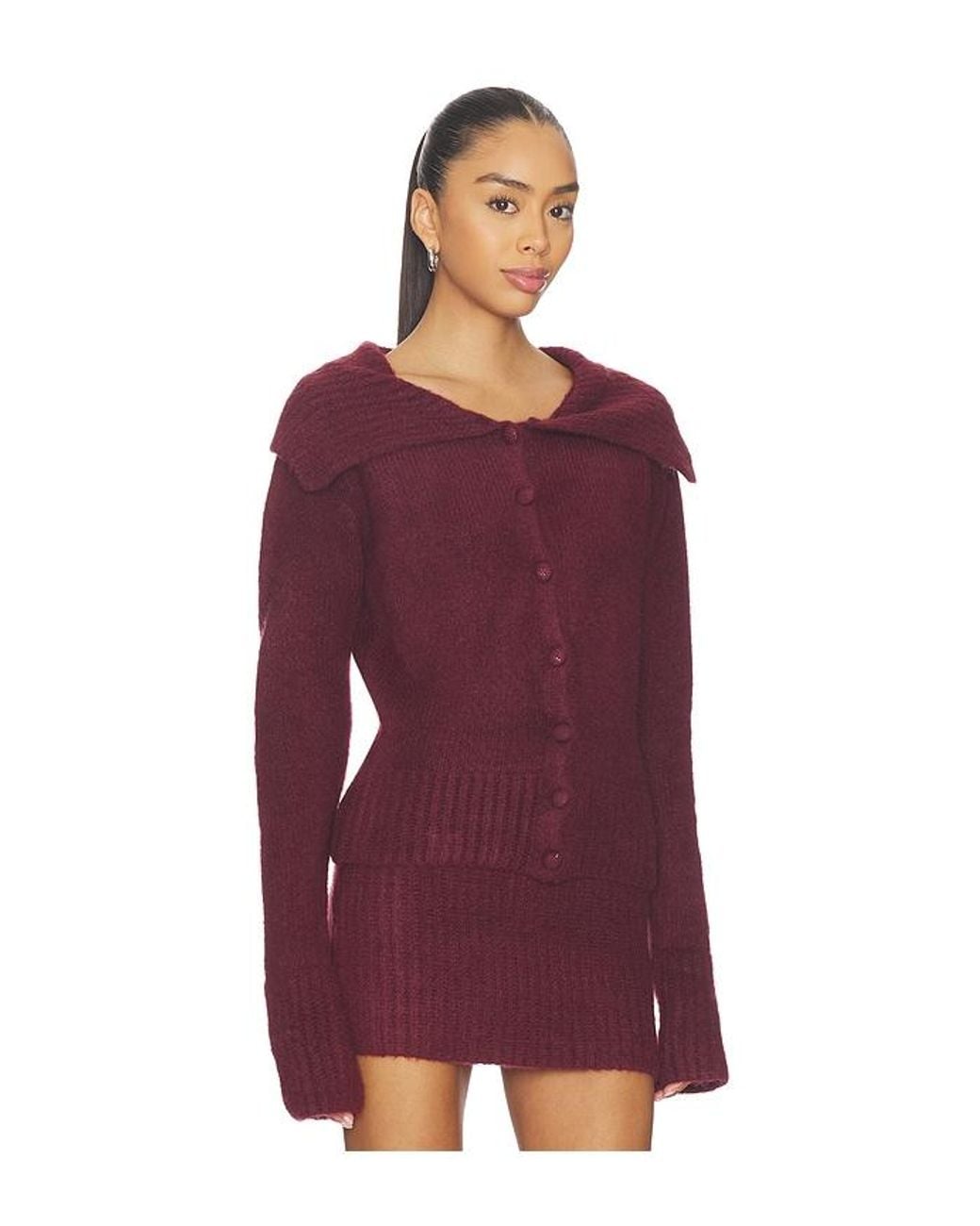 SNDY'S Purple Kenni Knit Top