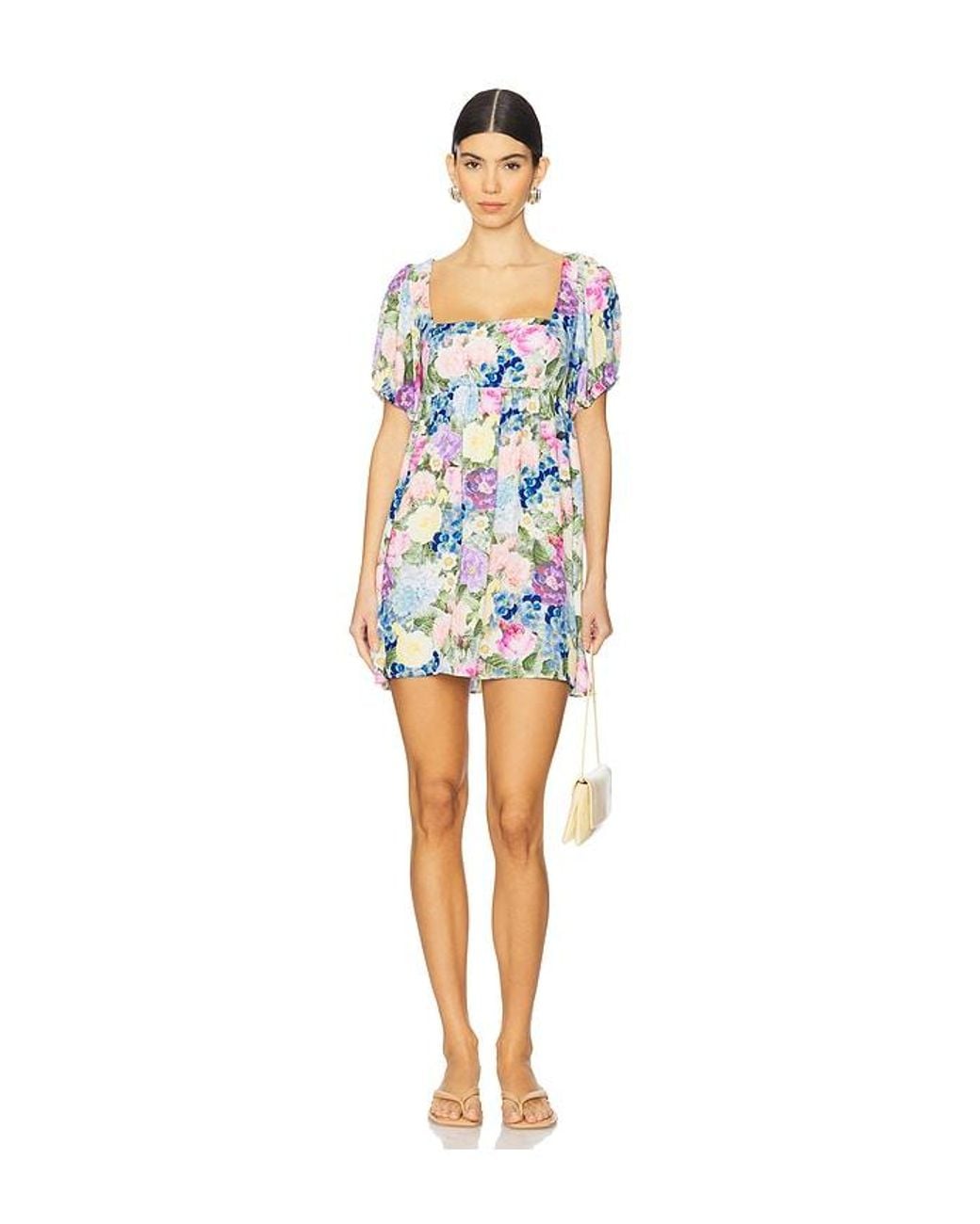 Show Me Your Mumu Blue Smitten Babydoll Dress