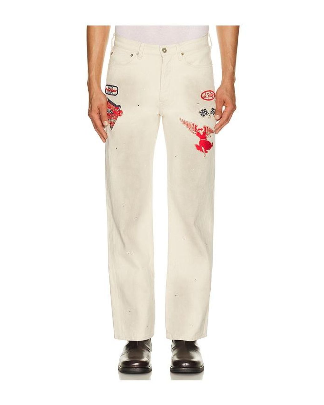 Samuel Zelig White Service Pant for men