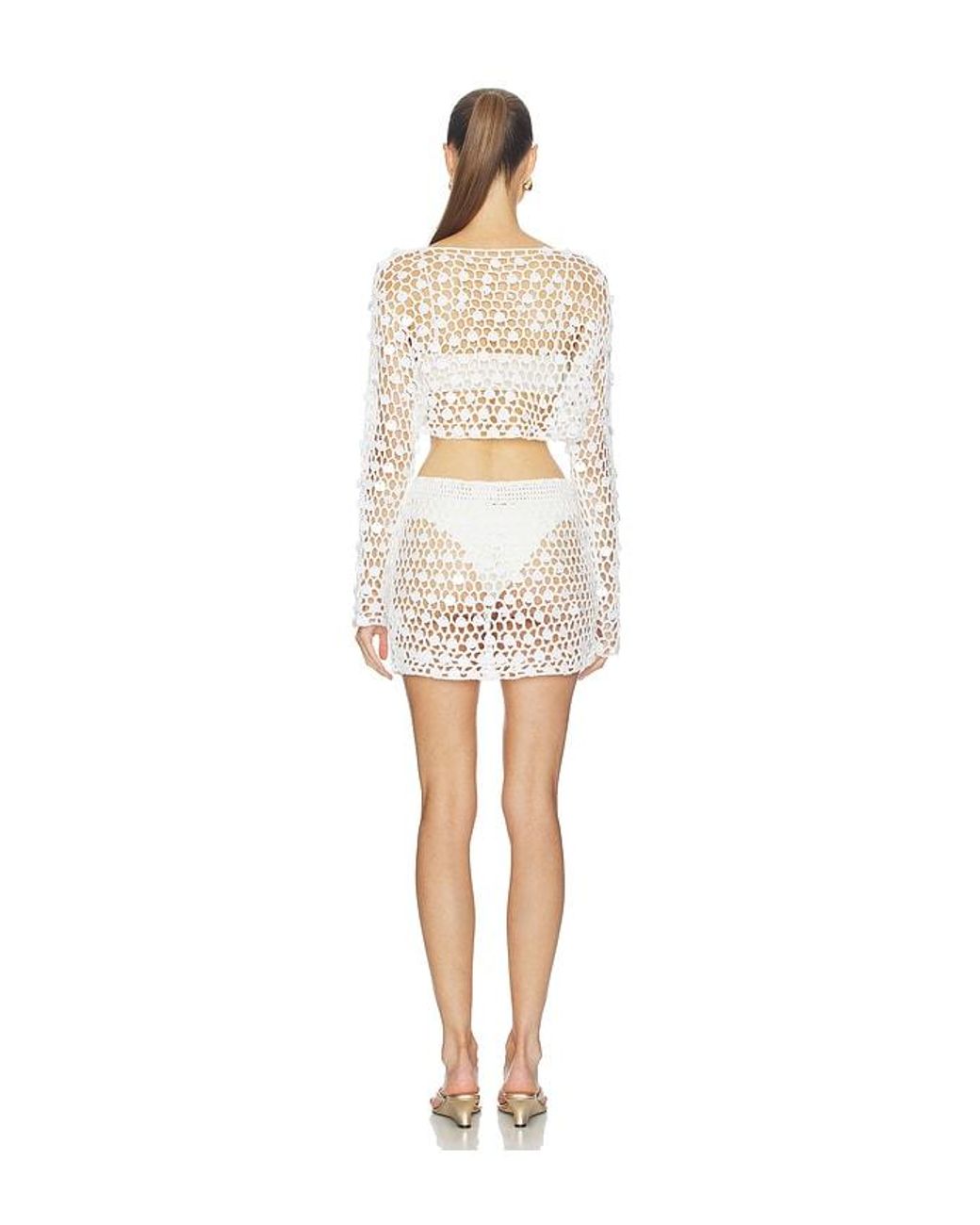 superdown White Coralie Skirt Set