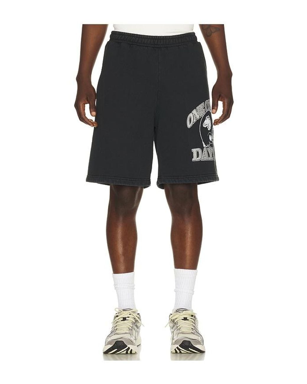 One Of These Days Black Days Usa Sweatshort for men