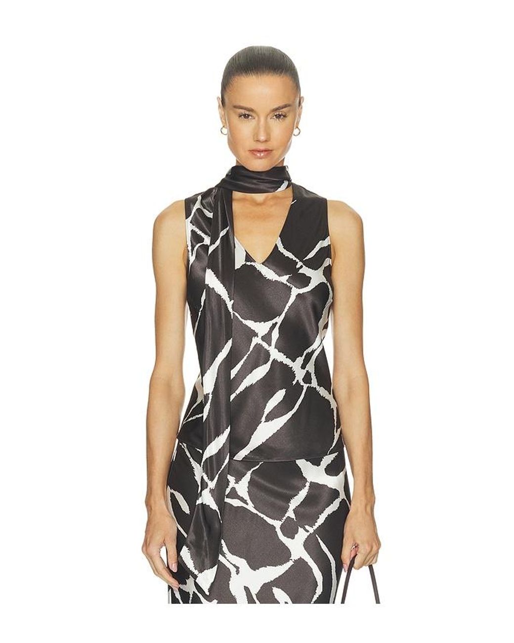 Rails Black Poppy Top