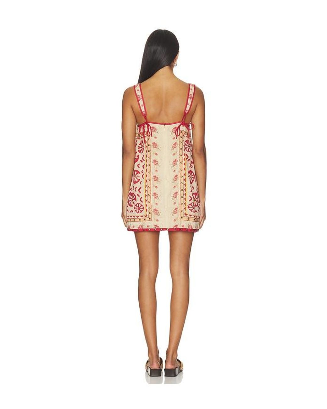 Free People Multicolor Fleur Mini Shift Dress