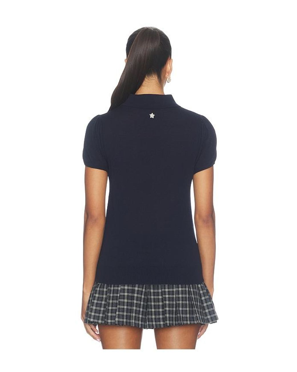 Sandy Liang Blue Birdie Sweater