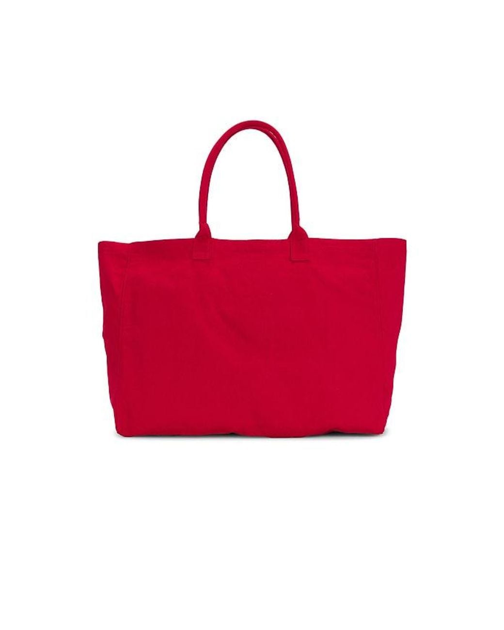 Anine Bing Red Leo Canvas Tote