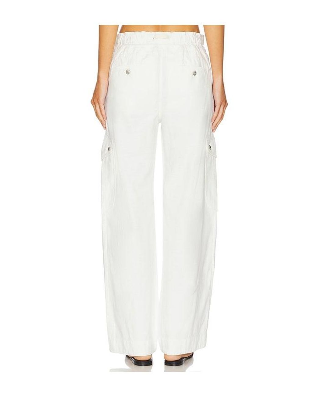 Free People White Park Ave Pant