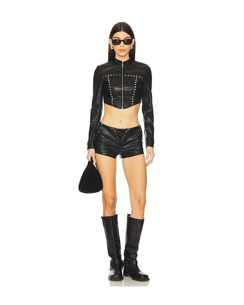 superdown Black Shorts Mada