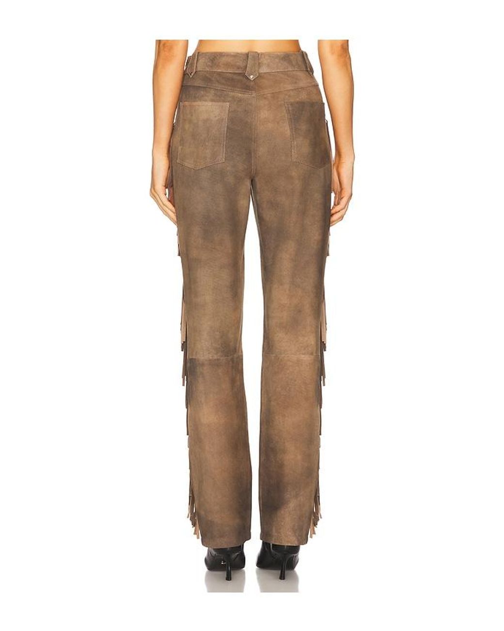 Lamarque Natural X Revolve Wendy Suede Pant