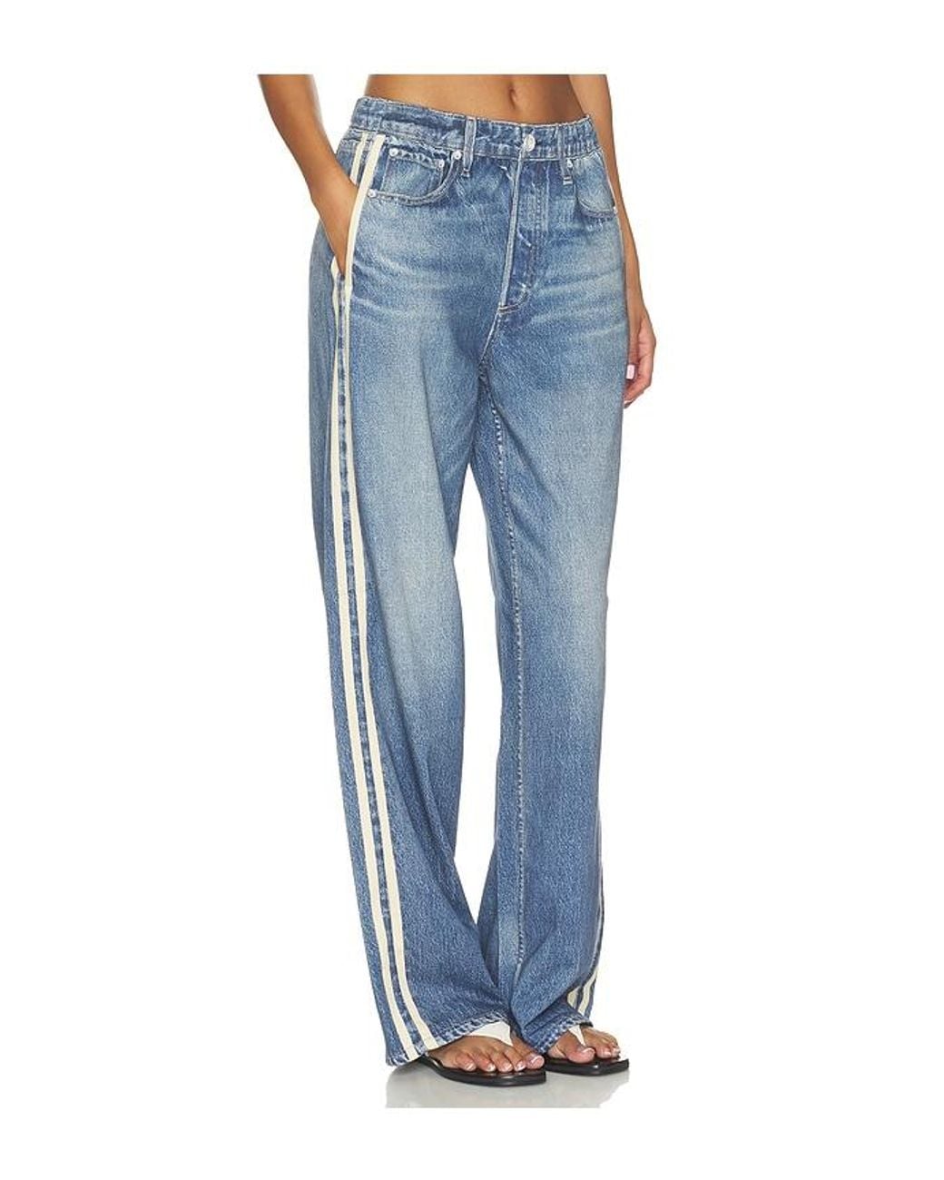 Rag & Bone Blue Miramar Terry Track Pant Pull On