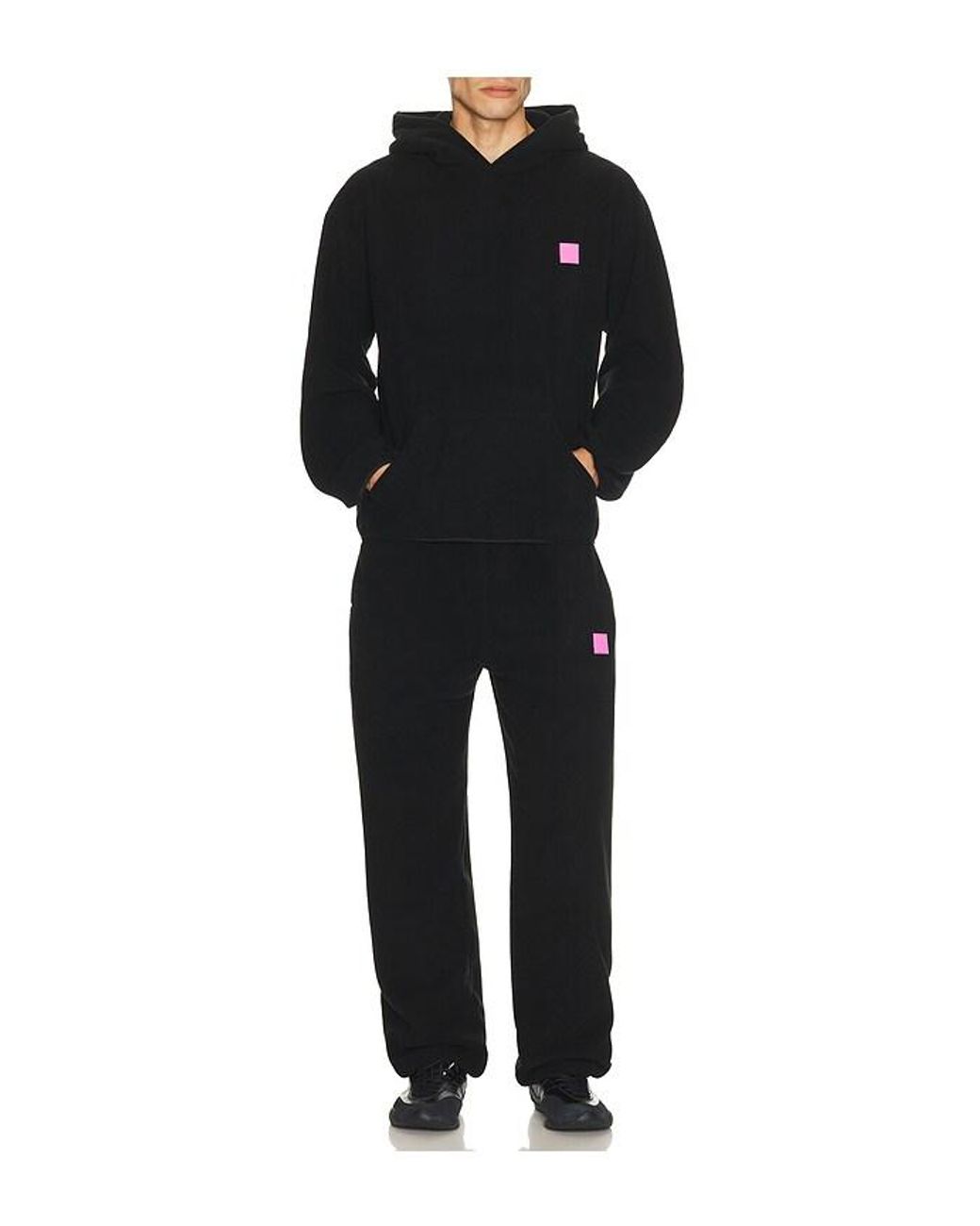 ANTI SOCIAL SOCIAL CLUB Black Polar Fleece Sweats for men