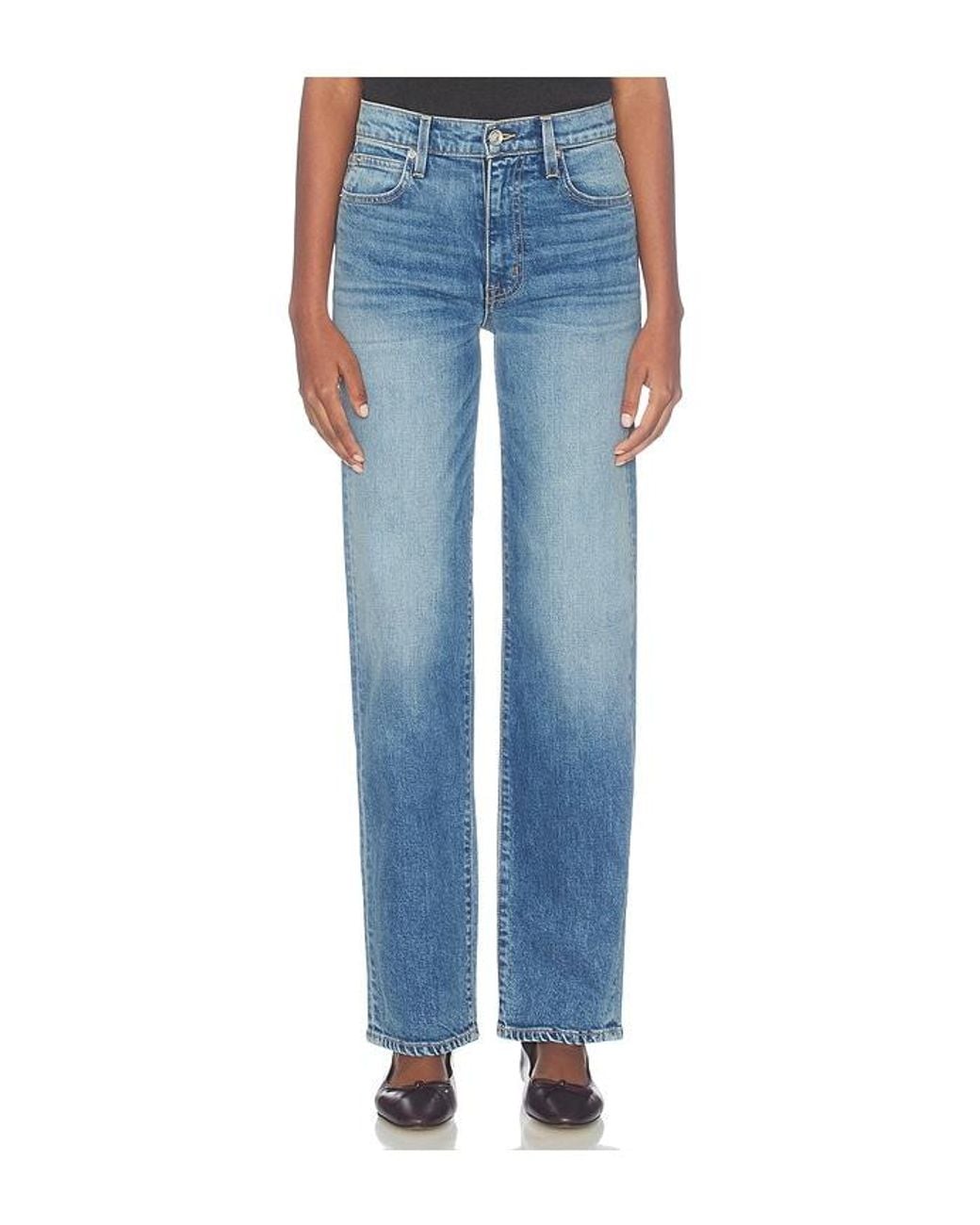 SLVRLAKE Denim Blue Kendra County Line Straight Jean