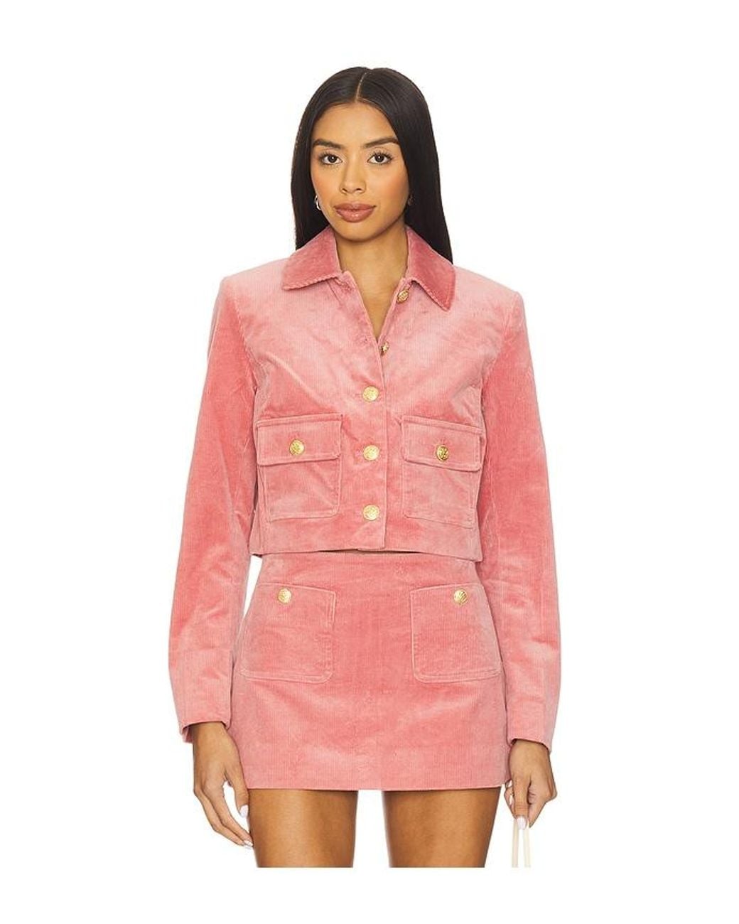 LoveShackFancy Pink Aylin Jacket