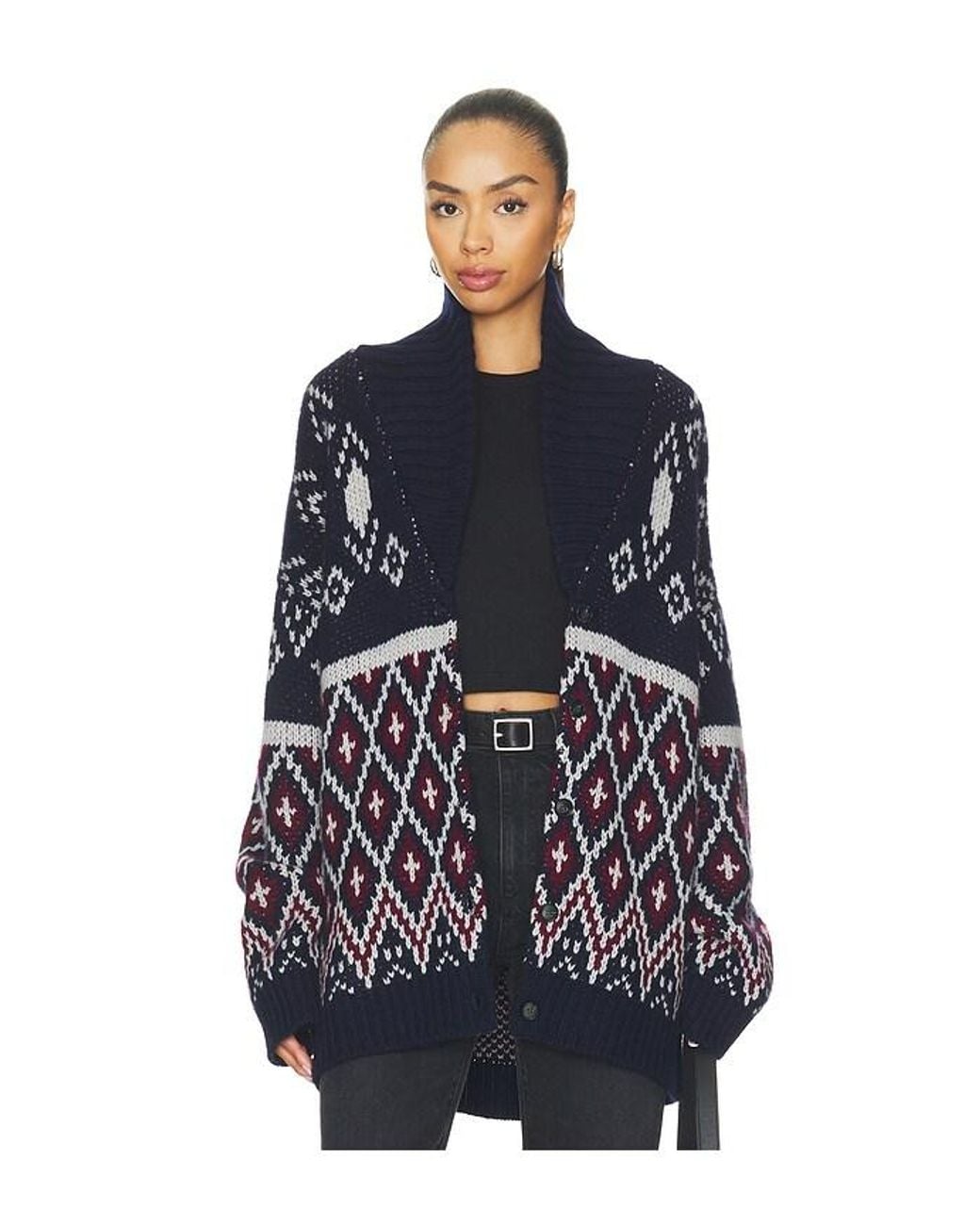 Lisa Yang Blue Arda Sweater