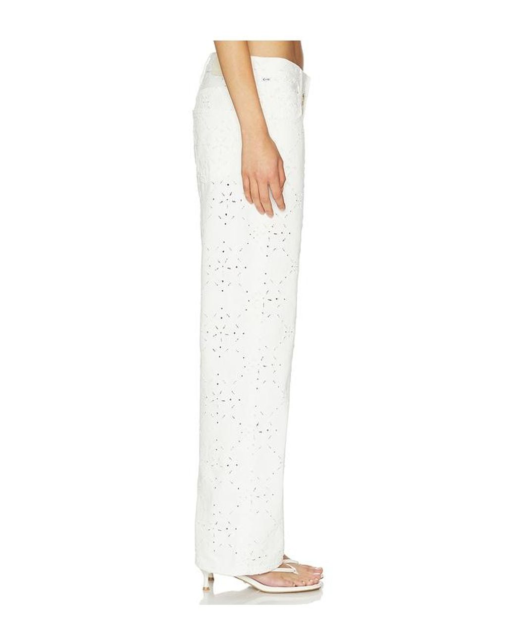 Citizens of Humanity White Lindz Easy Straight Jeans