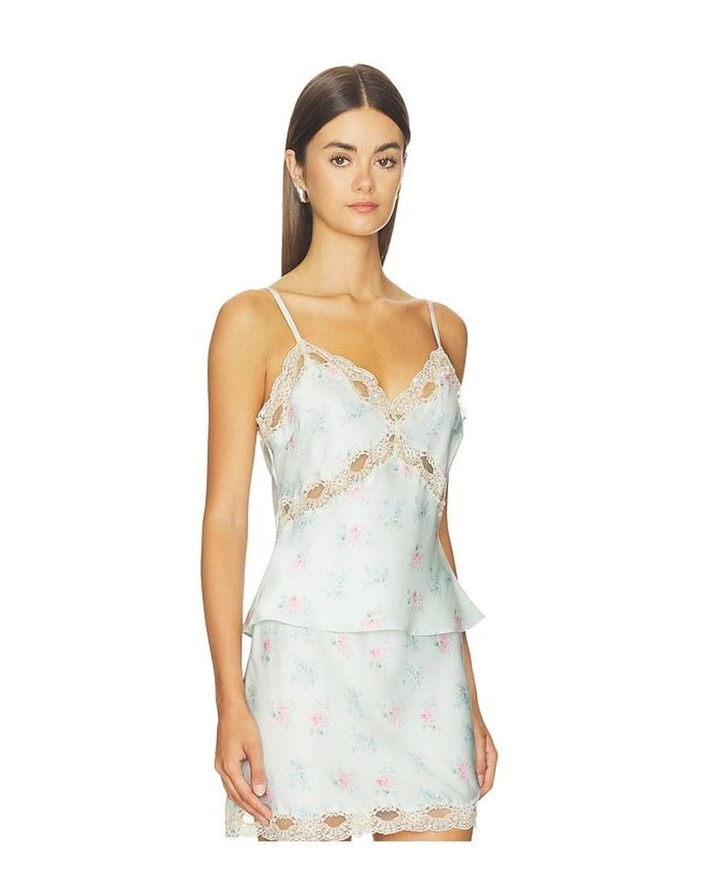 LoveShackFancy White Lamora Top